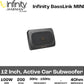 Infinity Basslink Mini Powered 6x8 Inches underseat subwoofer - Titanium