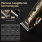 Hair Clippers for Men Professional with Beard Trimmer, Barber Clippers and Trimmers Set, Electric Razor Shavers for Men, Cordless Mens Grooming Kit for Nose, Face, Hair, Gifts
