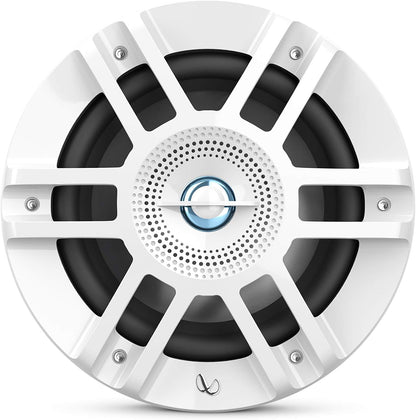 Infinity Kappa Marine Series White 6.5 Inches Premium 2-Way RGB LED Coaxial Speakers (Pair)