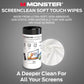 Monster ScreenClean Soft Touch Wipes, Screen Cleaner Wipes for Computer Screens, TV, Phones, Tablets, and Car Touch Screens, Home Office, 70 Count