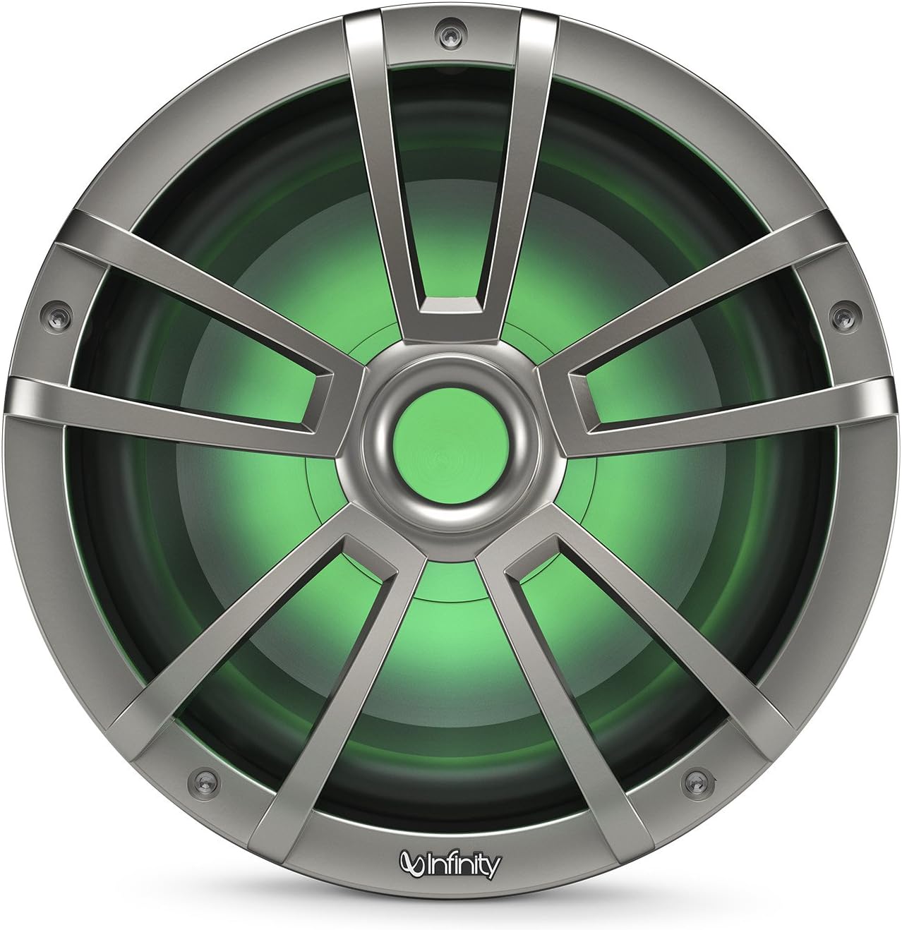 Infinity 1022 MLT 10 Inch Marine RGB LED Subwoofer - Titanium