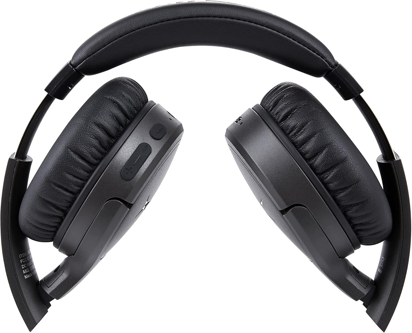 Altec Lansing Nanophones ANC Bluetooth Draadlose Aktiewe Geraasdempende Oorfone Op-Oorfone 12 Uur Batterylewe, Opvoubare Oorkoppies, Verwyderbare Mikrofoon vir Werk en Leer van die Huis af (Grys)