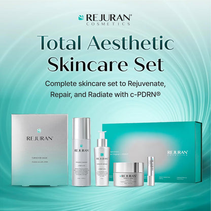 REJURAN Total Aesthetic Set, c-PDRN® Korean Skincare Gift Set, 5 Pieces