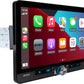 CAR1013 10.1 Inches Apple CarPlay Android Auto Wired or Wireless  Single DIN & Double DIN Touchscreen Car Stereo Radio, Bluetooth, Front & Rear Camera Inputs