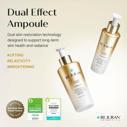 REJURAN Dual Effect Ampoule, DOT DUAL c-PDRN® Face Serum, 1.69 fl oz