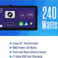 10" Single & Double DIN Top Mount Wireless Apple Carplay Android Auto Car Stereo Touchscreen IllumiNITE Light Ring & Buttons  Front/Rear Camera Input