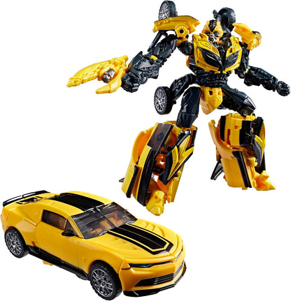Transformers Studio Series Bumblebee, Age of Extinction Deluxe Class 5-Inch Converting Action Figure, Robot Toys for 8+