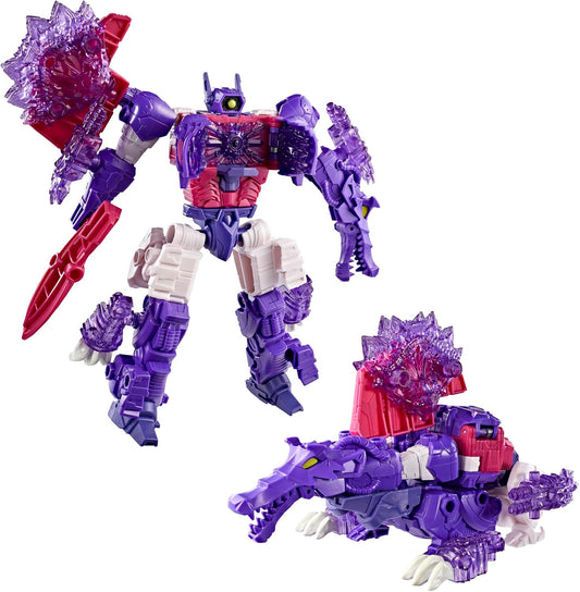 Transformers CYBERWORLD Shockwave Ultimate Cyber Changers Energon Surge Action Figure Quick Change to Dino Mode, Robot Toys (Kids 6+)