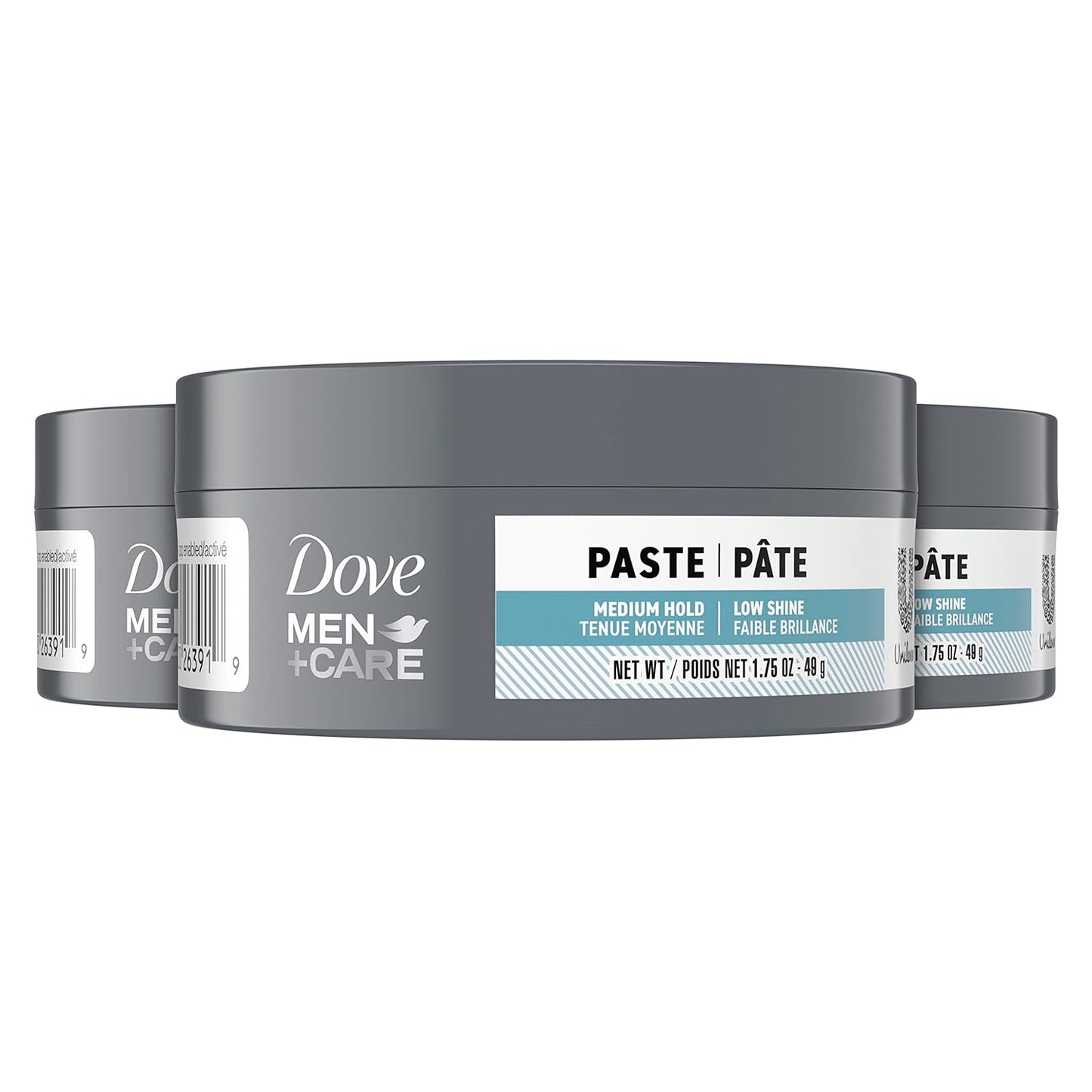 DOVE MEN Styling / Sculpting Hair Paste Product for a Medium Hold w/ A Matte Finish (Pack of 3)