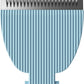MERIDIAN - Slimmer Trimmer Replacement Blade - Ceramic Blades for Electric Body & Pubic Hair Trimmer, Sky, 1 Pack