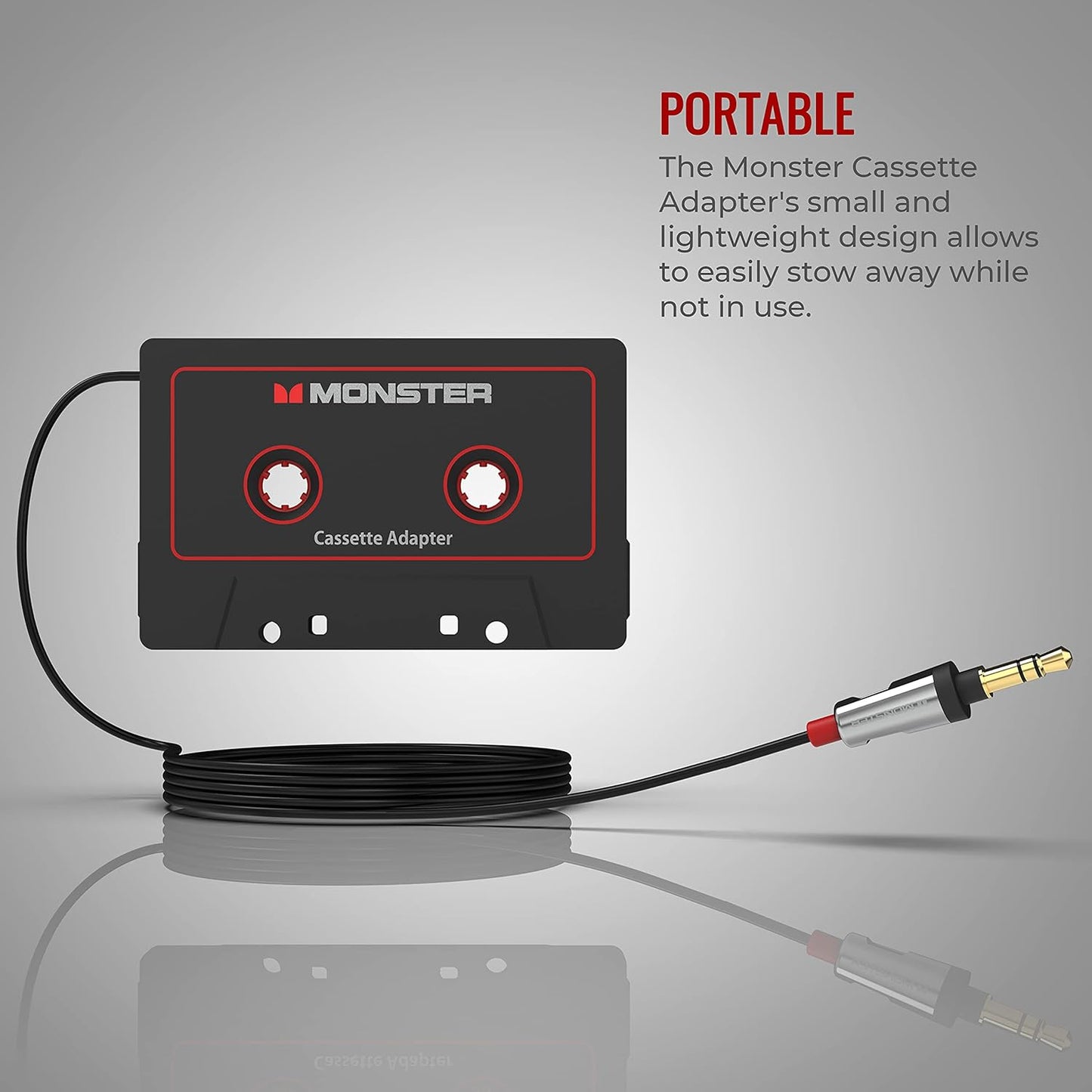 Monster iCarPlay Cassette Adapter 800 for iPod and iPhone