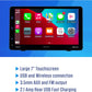 7" Portable Wireless Apple CarPlay Android Auto Car Stereo Screen Dash & Windshield Mount Options | Bluetooth Hands Free Calling & Music Streaming