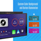 7"Double DIN Top Mount Touchscreen Receiver Wireless Apple Carplay Android Auto Car Stereo Bluetooth, Backup Camera Input