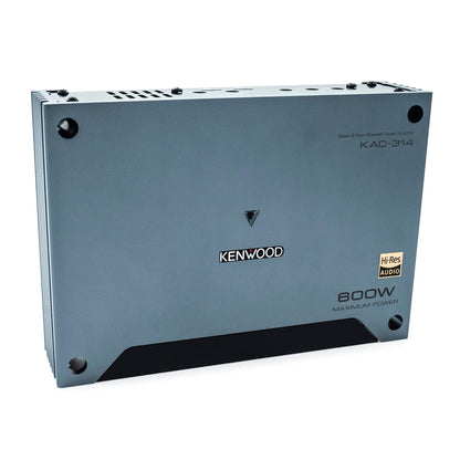 KENWOOD KAC-314-4-kanaal Konsertreeks-motorklankversterker met 50W x 4 @ 4ohms, 75W x 4 @ 2ohms, 600W Maksimum Krag
