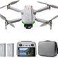 Drone w/ EIS 4K Camera, GPS Drone 5.0" Screen on Controller, 10KM Long Range, AI Track & Orbit Mode - Lightweight (Foldable)