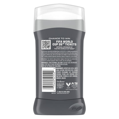 Dove Men+Care Limited Edition FIFA Deodorant Stick for Men All Star Comfort for 72H Protection Neutralizes Odor - 3.0 oz (Pack of 2)