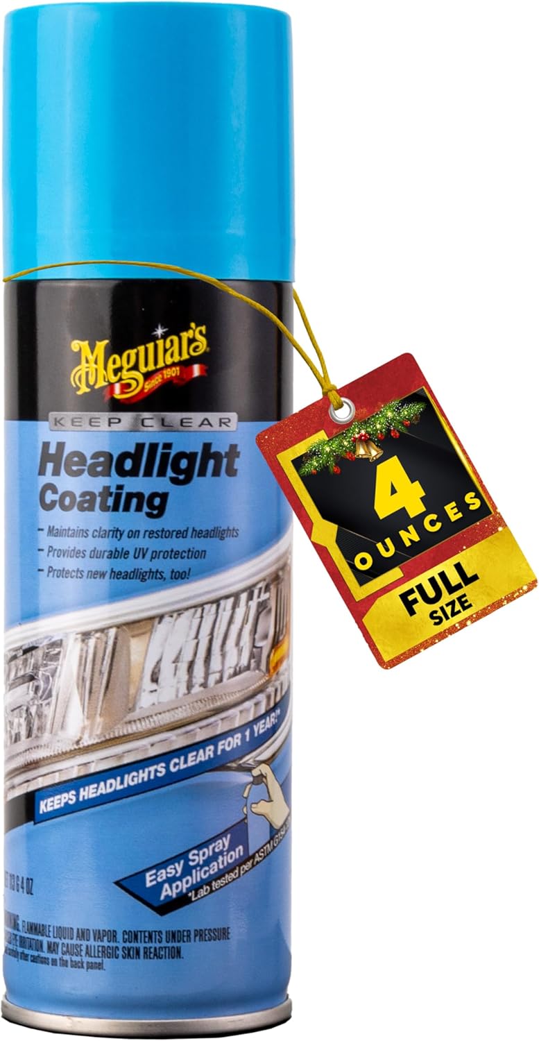 Meguiar's Headlight Coating UV Protection that Lasts All Year Long (4 oz)