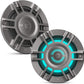Infinity Kappa Marine 8 Inches Premium 3-Way RGB LED Convertible Speakers - Titanium