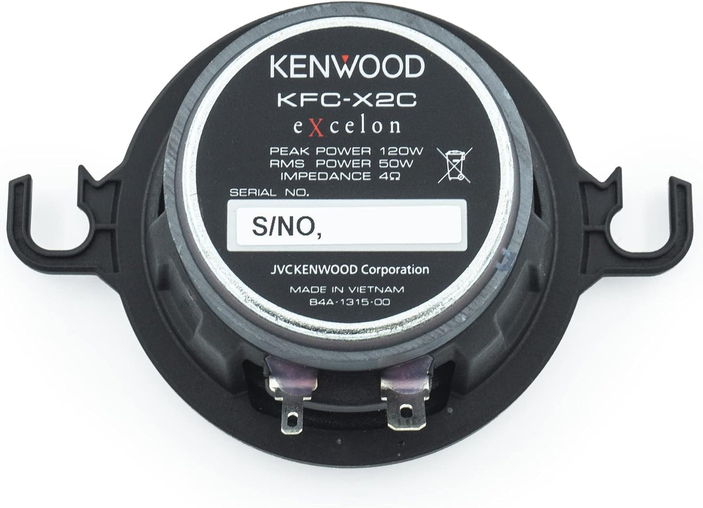 Kenwood eXcelon KFC-X2C 2.5-duim Mid Range Fabrieksvervanging Motorluidsprekers, 120 Watt Maksimum Krag (Paar)