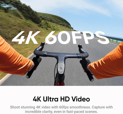 Insta360 GO Ultra Creator Bundle - Small 4K Vlogging Camera, Hands-Free, POV Cam, 1/1.28" Sensor, 53g Lightweight, 156° FOV, 200 Min Battery Life, Magnetic Wearable Action Camera for Sports, Vlog
