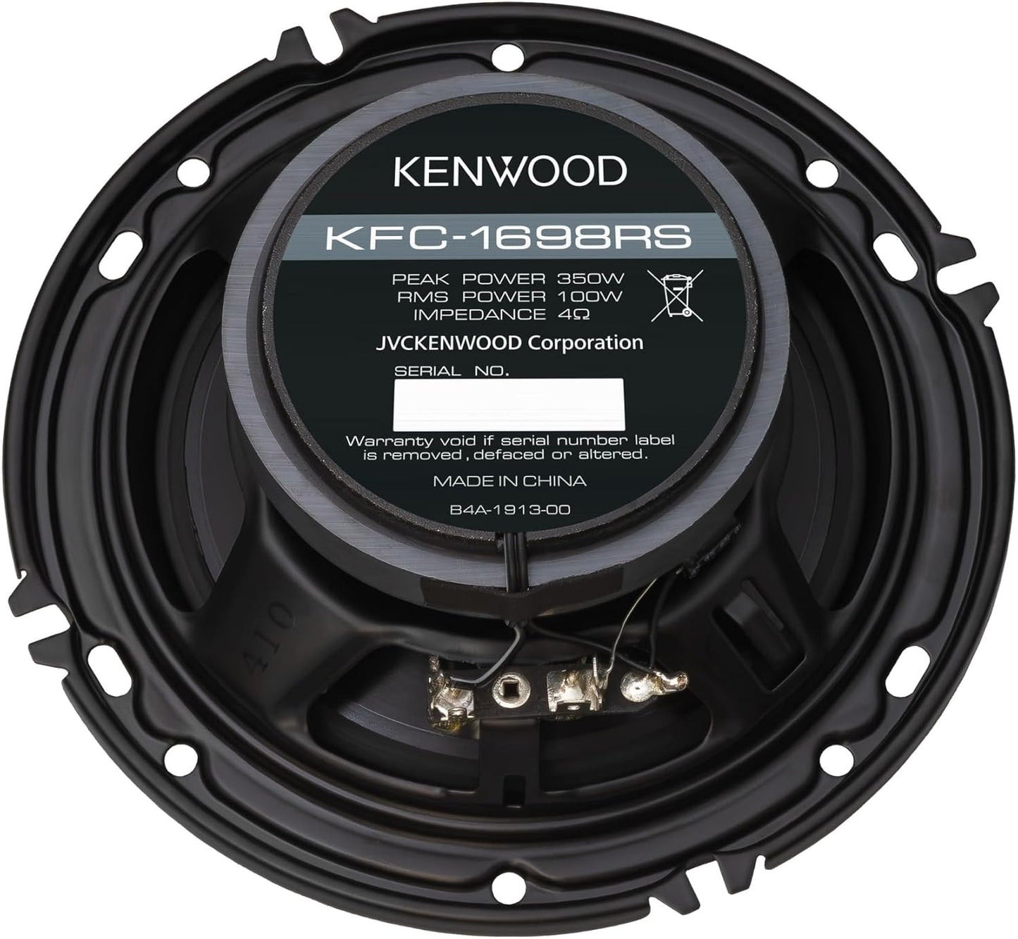 Kenwood KFC-1698RS 6-1/2" 2-rigting-motorluidsprekers – 320W Piekkrag, Akoestiese Klankharmoniseerder, Klankveldversterker, Maklike Installasie