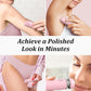 Bikini Trimmer and Shaver Kit  - 2-in-1 Wet/Dry Electric Body Hair Trimmer Facial Hair Removal Cordless Waterproof - (Pink)
