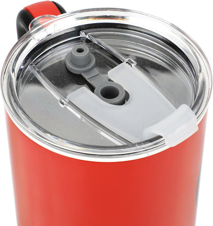 Insulated Stainless Steel Tumbler w/ Reusable Straw & Leak-Proof Lid Easy Carry Handle 40oz (Spiderman)