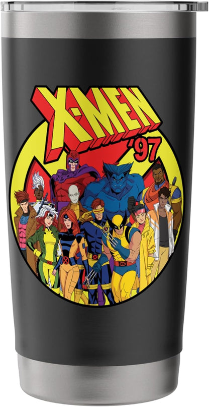 Marvel Studios X-Men '97 Animated Series Team and Title Logo Stainless Steel Insulated Tumbler