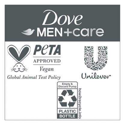Dove Men+Care 2-in-1 Shampoo + Conditioner Dandruff Defense to Moisturize Hair & Scalp, with Pyrithione Zinc, 18 FL OZ (2 CT)