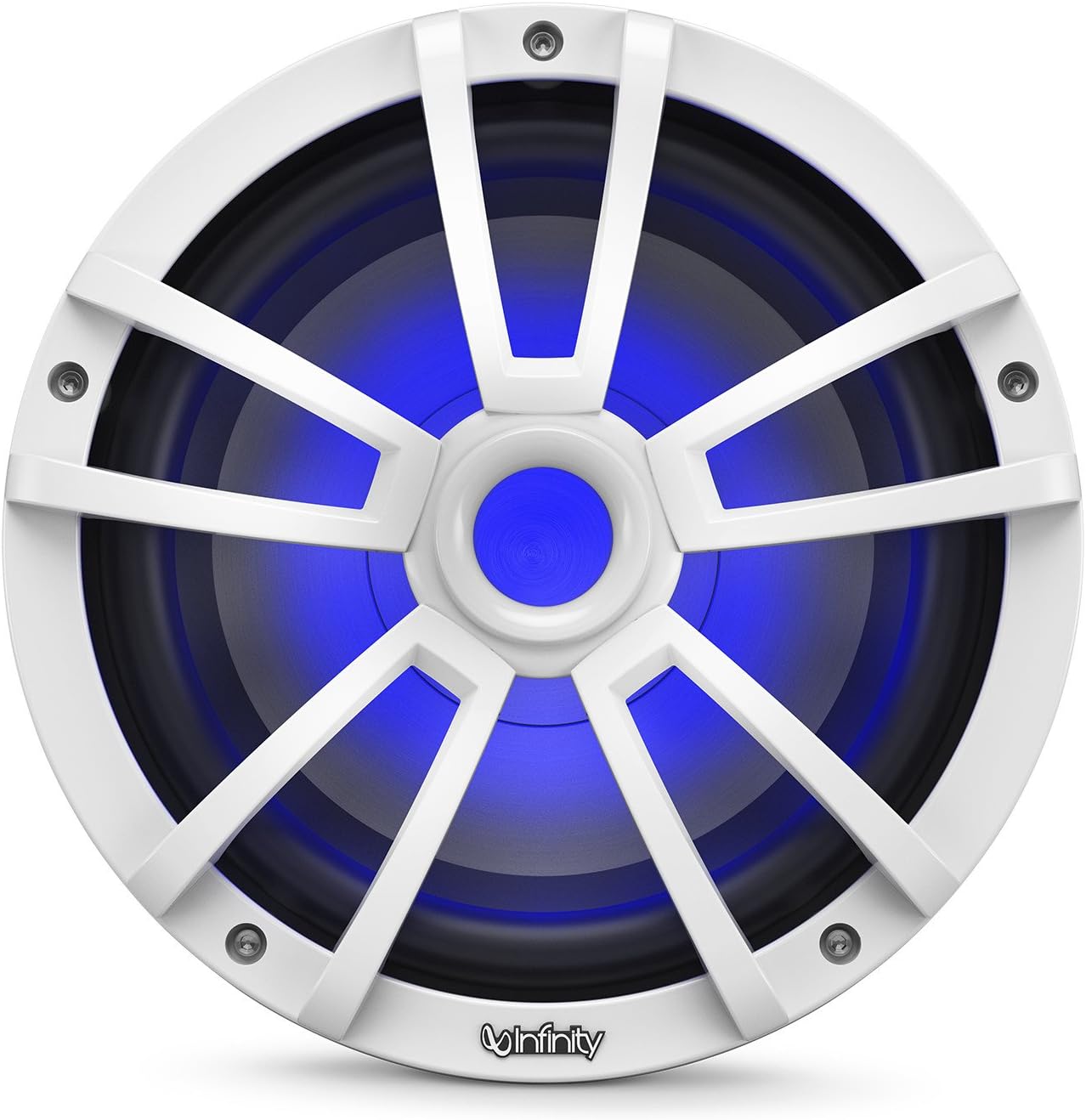 Infinity Reference 1022 MLW 10 inches Marine Boat RGB LED Subwoofer - (White Gloss)