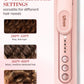 Airflow Curling Iron, 360° Cool 2 in 1 Flat Iron Hair Straightener & Curler for Lasting Curls, 1.25 Inch Curling Wand, 5 Temps for Long & Short Hair, Women Gifts, Anti-Scald