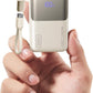 INIU 10000mAh 45W Ultra Mini Portable Charger Power Bank with Cable - (Light White)