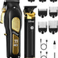 3-Speed Electric Shavers for Bald Men, Close Shave Head Shavers with Double Foil, Professional Clippers and Trimmers Set, Cordless Clippers for Hair Cutting