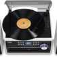 JTA-475 3-Speed Turntable w/ CD, Cassette & AM/FM Stereo Radio + Bonus 2 Pack Record Player Replacement Needles