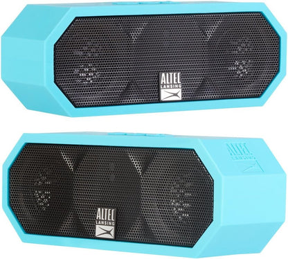 Altec Lansing Jacket H2O 2 - Waterdigte Bluetooth-luidspreker met 3.5mm Aux-poort, IP67 Gesertifiseer en Dryf in Water, Kompakte en Draagbare Luidspreker vir Reis en Buiteluggebruik, 8 Uur Speeltyd