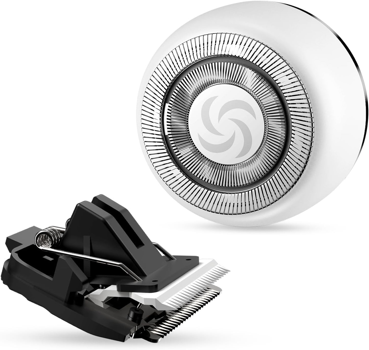 Replacement Shaver and Trimmer Head Kit for EC20 Bikini Trimmer (White)