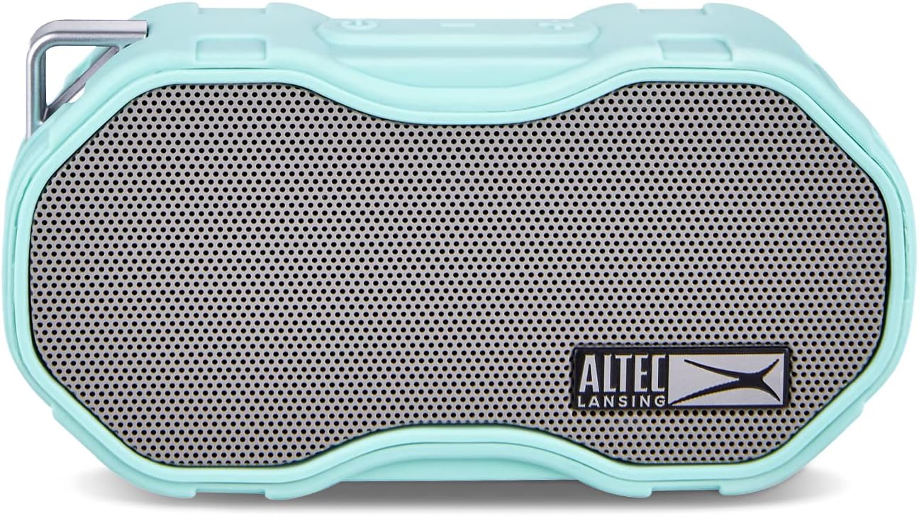Altec Lansing Baby Boom XL – Waterdigte Bluetooth-luidspreker, Draadlose en Draagbare Luidspreker vir Reis- en Buiteluggebruik, Diep Bas en Harde Klank, 1 Pak, Munt