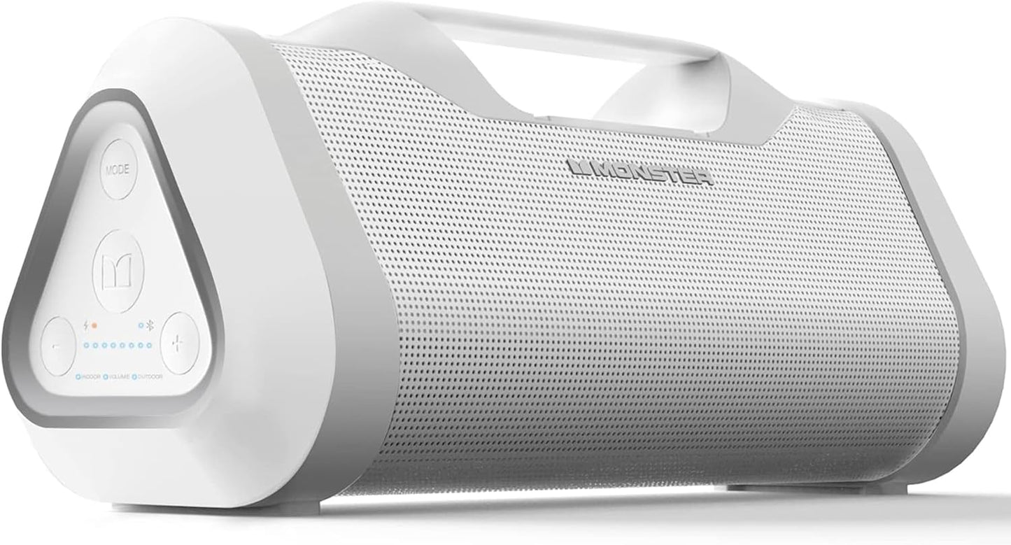 Monster Blaster 3.0 Portable Speaker, 120W Wireless Bluetooth Speaker, IPX5 Rechargeable Waterproof Bluetooth Speaker with USB Charge Out & Aux Input
