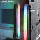 Monster Illuminessence Multi-Color Light Bar with Multi-Position Base, Customizable, Make Changes Anywhere with Mobile App, Compatible with Alexa, Google Assistant, Siri, 2-Pack