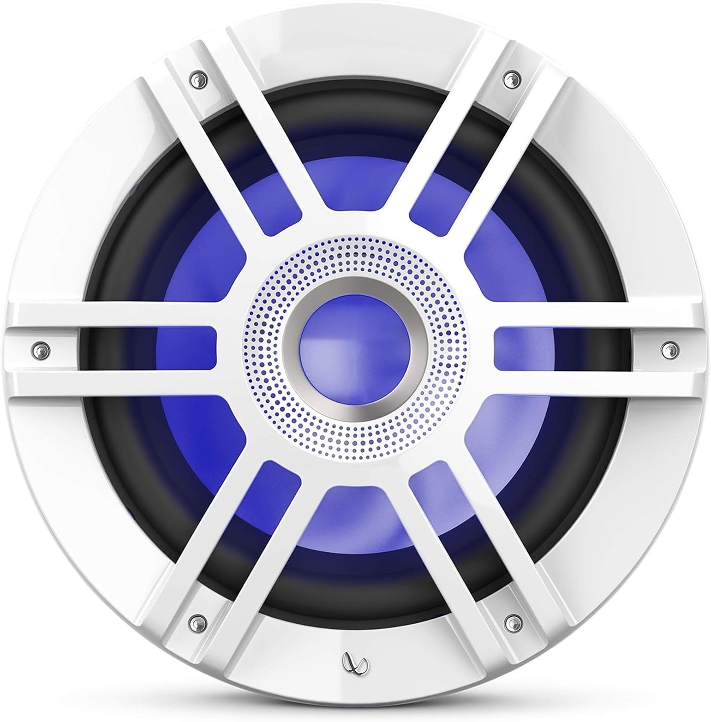 Infinity Kappa Marine KAPPA1010M 10 inches Premium RGB LED Subwoofer - White