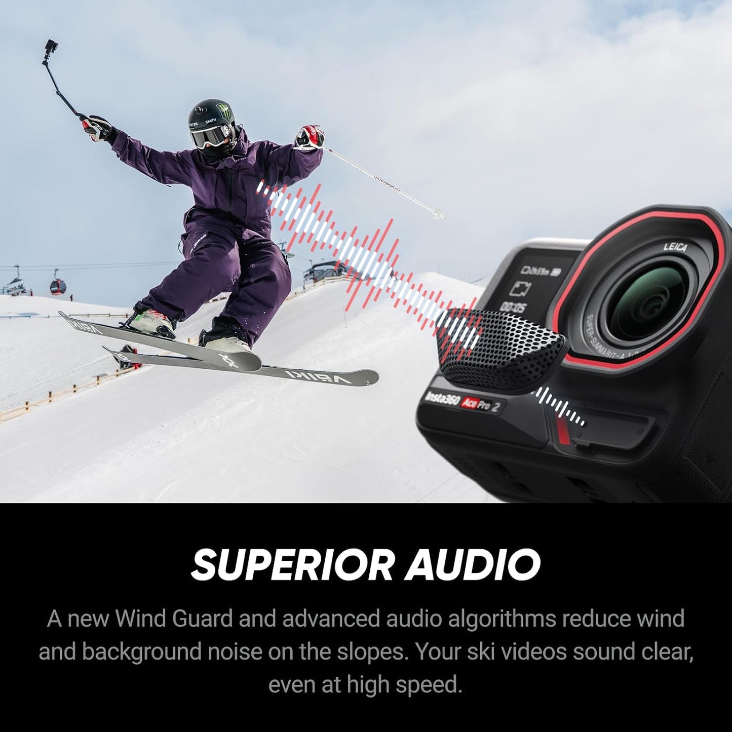 Insta360 Ace Pro 2 Winter Bundle Dual Battery - 8K Waterproof Action Camera Co-Engineered with Leica, 1/1.3" Sensor, Dual AI Chip, Leading Low Light, Superior Audio, Flip Screen & AI Editing for Vlogs