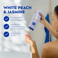 NIVEA Refreshing White Peach and Jasmine Body Wash with Nourishing Serum, Scented Body Wash - 20 Fl Oz 3 Bottles