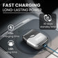 Foil Shaver for Men, Electric Razor with 2 Foil Heads, IPX7 Waterproof Electric Shaver, Wet Dry Cordless Razor, Chargeable Portable Shavers for Men, Silver