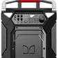 Monster Rockin’ Roller 360 Indoor/Outdoor Portable Bluetooth Speaker | Up to 240W of 360 Degree Sound & Up to 100 Hours of Playtime | Includes Microphone