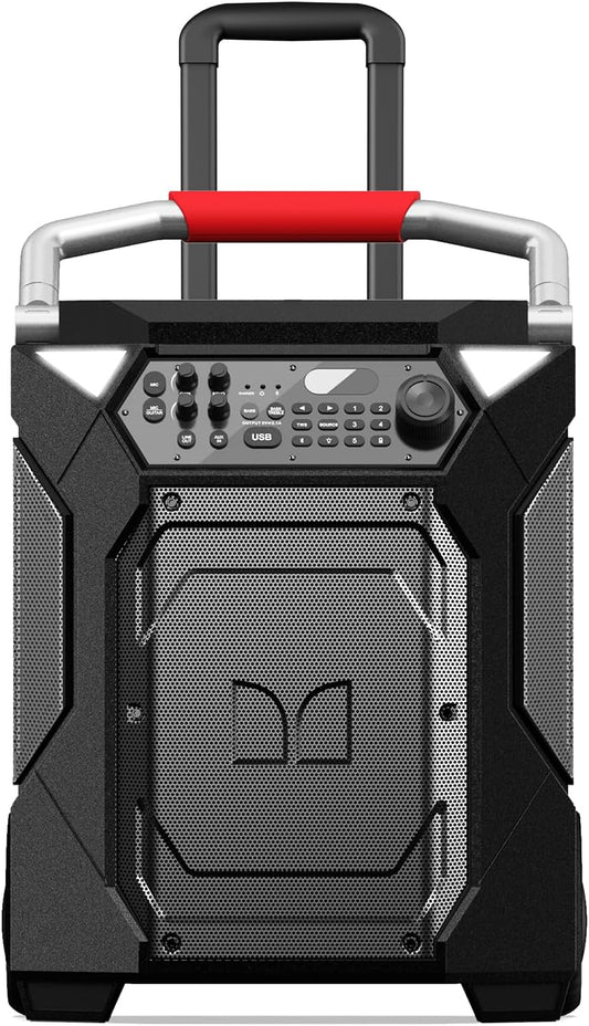 Monster Rockin’ Roller 360 Binne/Buite Draagbare Bluetooth Luidspreker | Tot 240W van 360 Grade Klank & Tot 100 Uur Speeltyd | Sluit Mikrofoon In