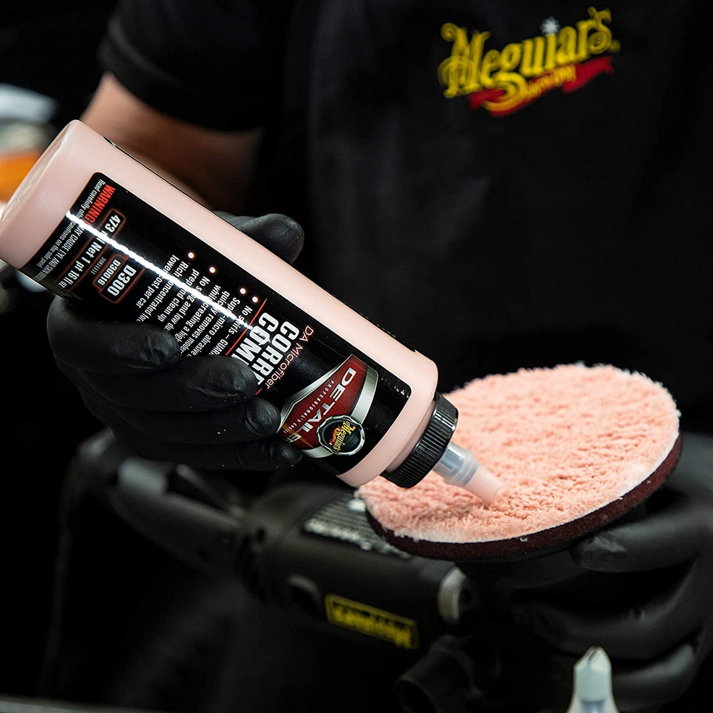 Meguiar's DA Microfiber Correction Compound Pro Motorvoertuig Krasverwyderaar Verwyder Kolle, Skrapies, Watervlekke, Oksidasie (473 ml)