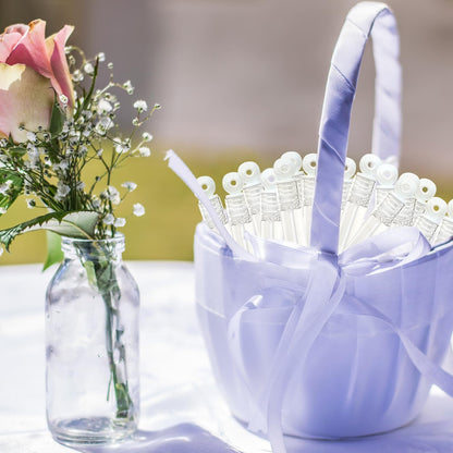 Mini White Bubbles for Kids (42 Count) Wedding Party Favors Gifts