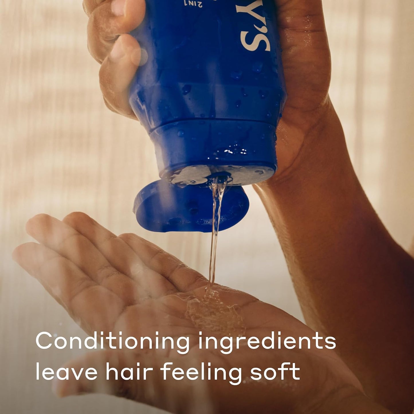 Men's 2 in 1 Shampoo and Conditioner for All Hair Types No Parabens or Sulfates - New Stone Scent - (3 Pack) 14 fl oz