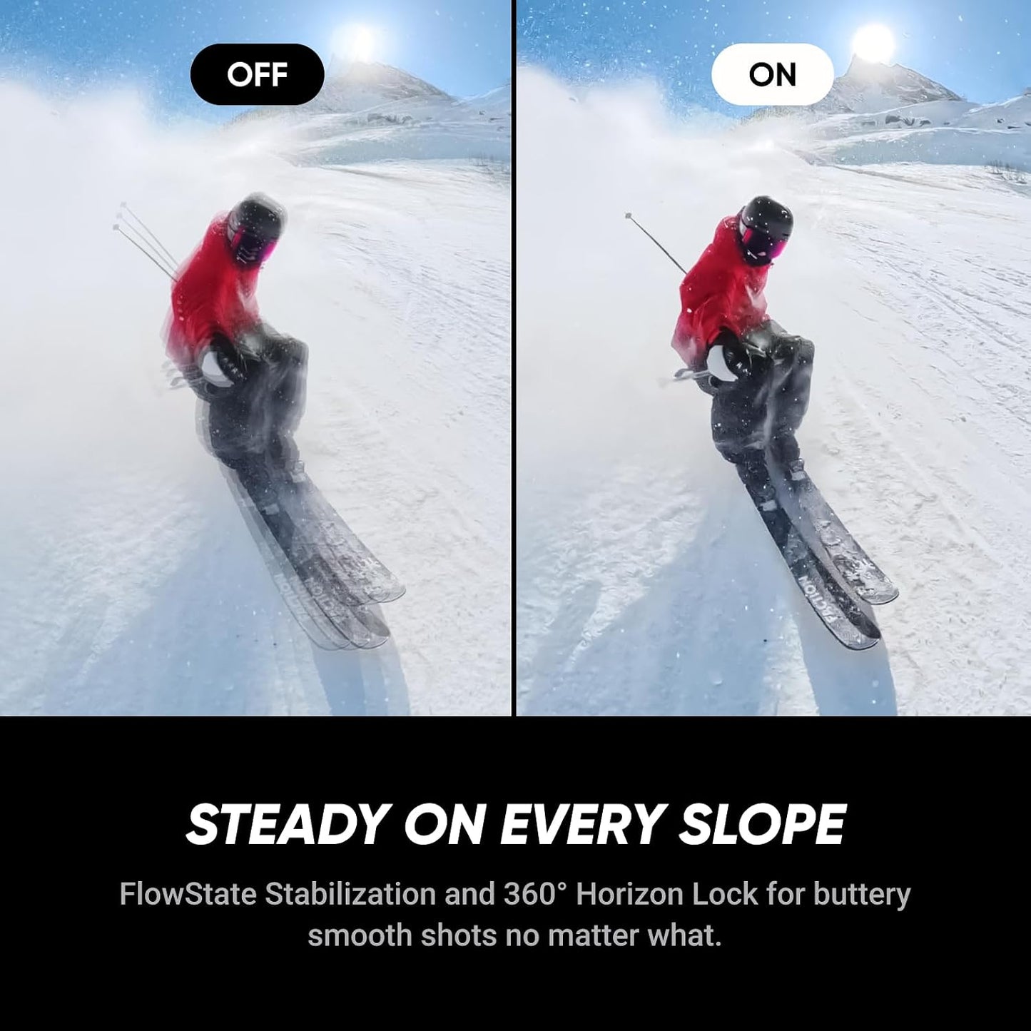 Insta360 X5 Ski Bundle - Waterproof 8K 360 Camera, Invisible Selfie Stick Effect, Leading Low Light, Rugged & Replaceable Lens, 3-Hour Battery, Clear Audio, Stabilization