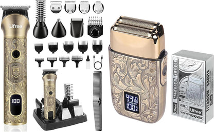 Beard Trimmer for Men, Beard Grooming Kit, Electric Shaver